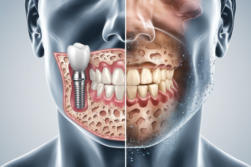 Qué pasa con los implantes dentales cuando envejeces